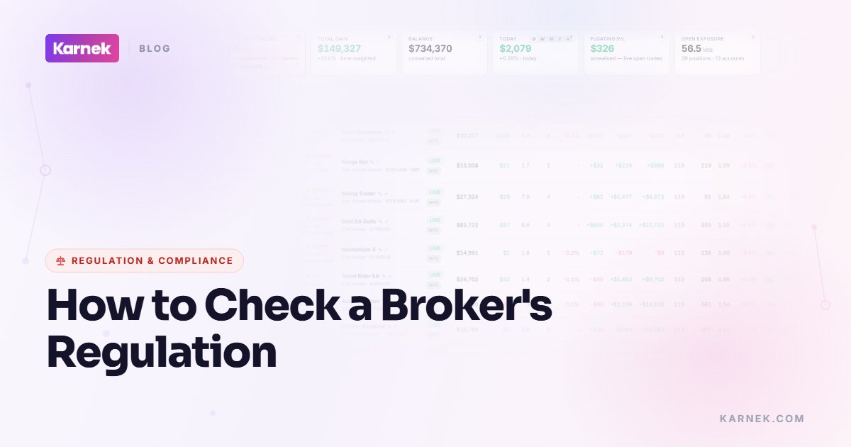 How to Check a Broker's Regulation