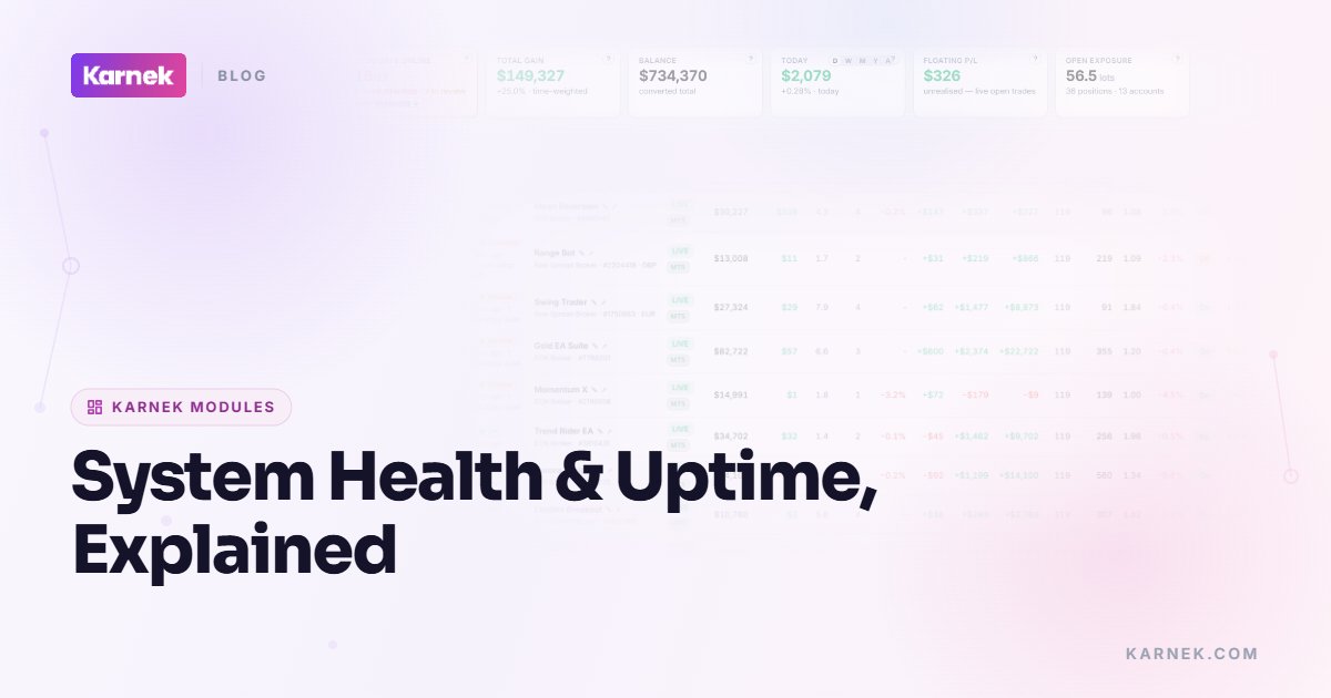 System Health & Uptime, Explained