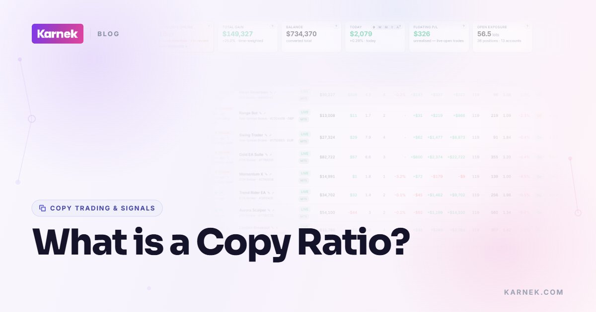 What is a Copy Ratio?