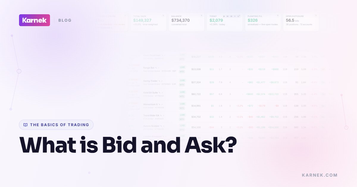 What is Bid and Ask?