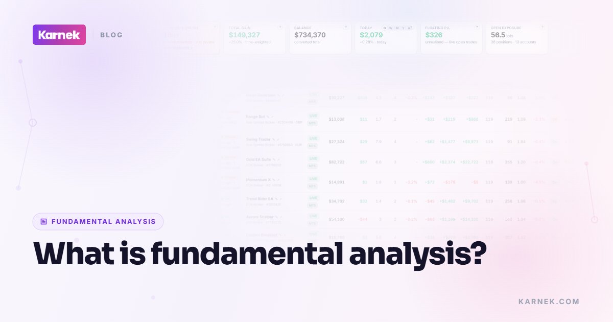 What is fundamental analysis?