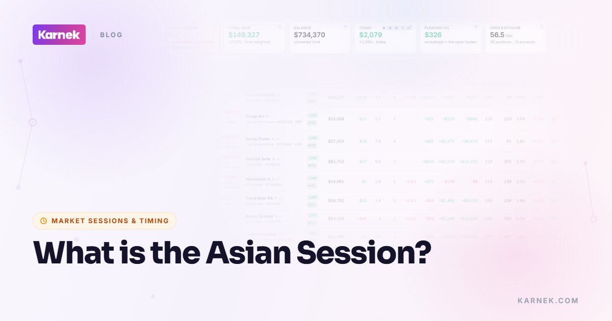 What is the Asian Session?