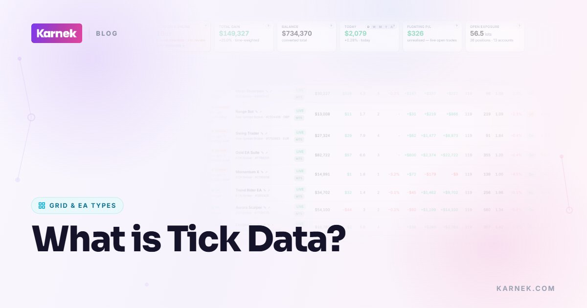 What is Tick Data?