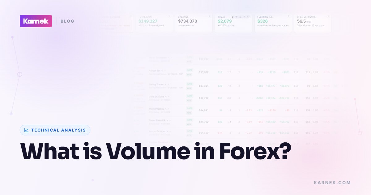 What is Volume in Forex?